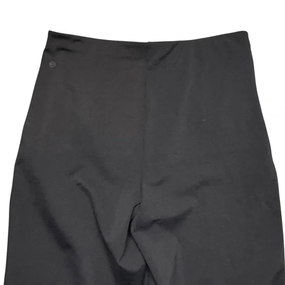 G4Free Wide‎ Leg Pants Black NWT High Waist  Large Travel Work Casual Minimalist - Picture 3 of 13